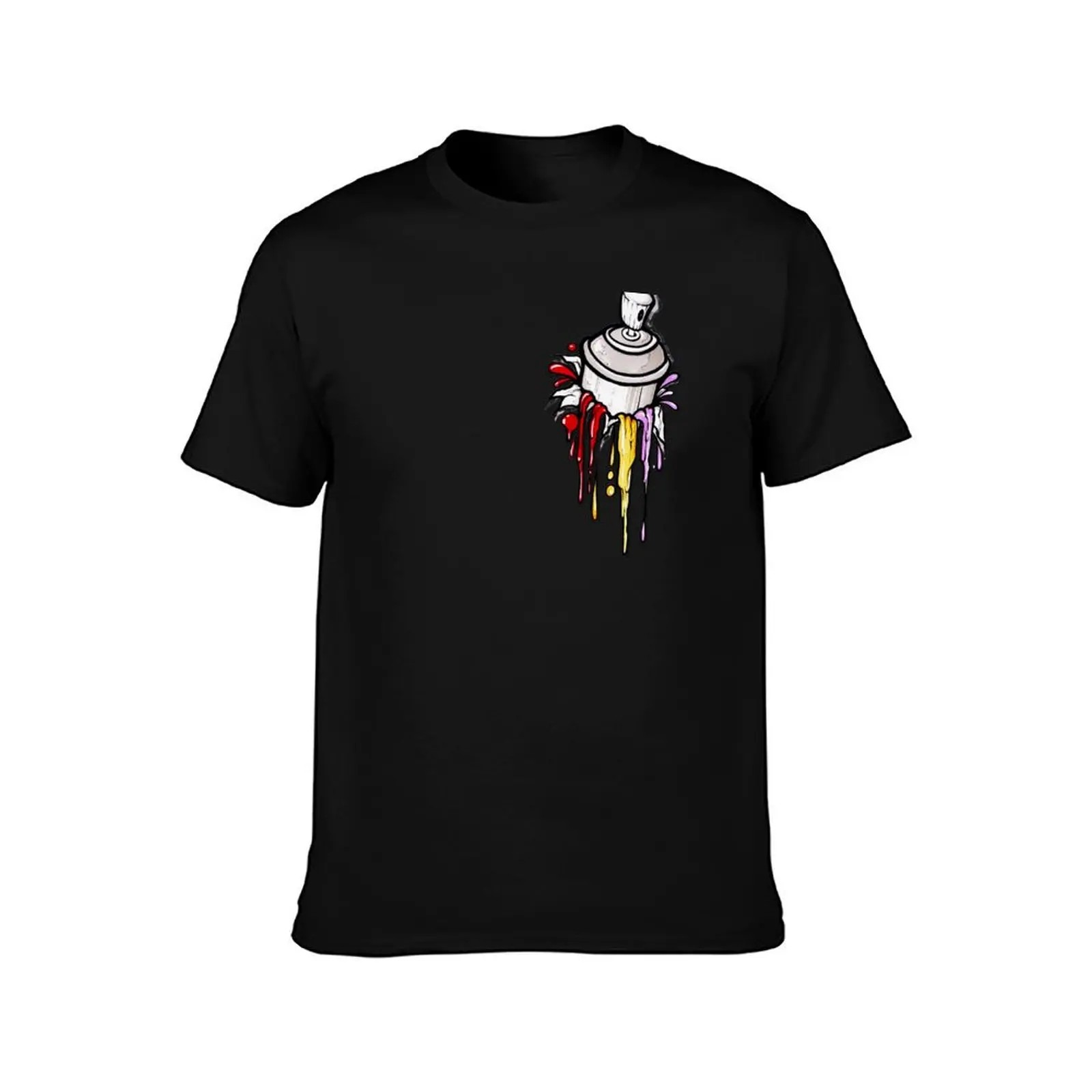 Let The Paint Flow Spray Can Explosion T-Shirt Summer Holiday Casual Tee T-Shirt