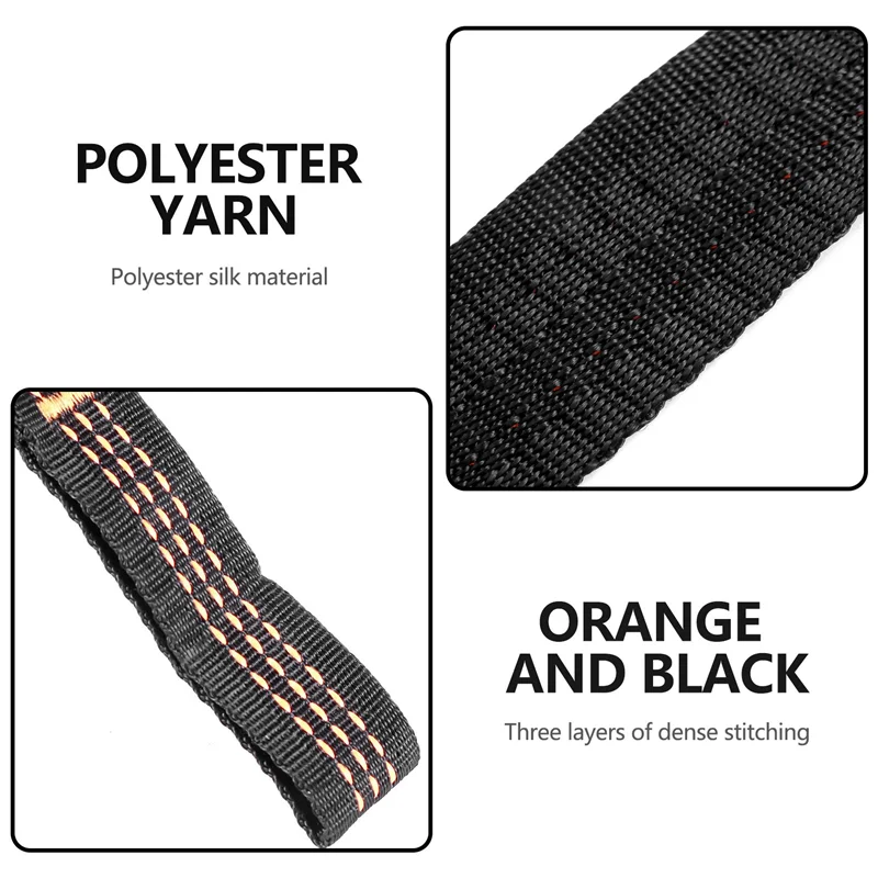 

2 Pcs 5-Ring High Load-Bearing Hammock Straps For Home Outdoor-B51B