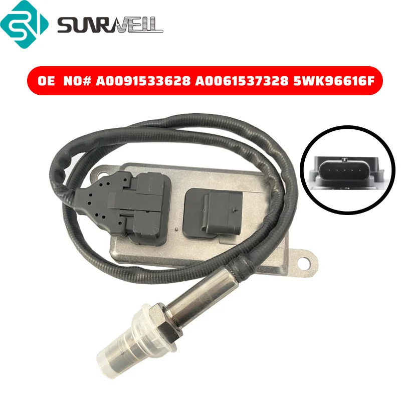 A0091533628 A0061537328  Nox Sensor For Mercedes-Benz Actros Atego LKW EURO 4 5 6 24V 0091533628 0061537328 5WK96616F