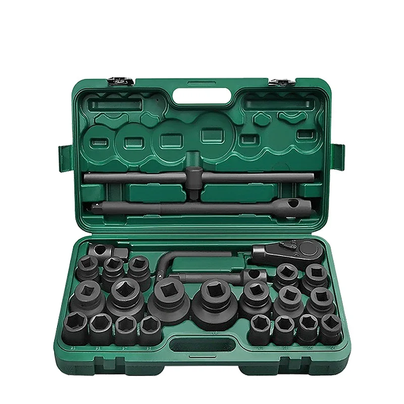 

26 Piece 3/4 Inch Drive Heavy Impact Auto Car Repair Tools Wrench Socket Set