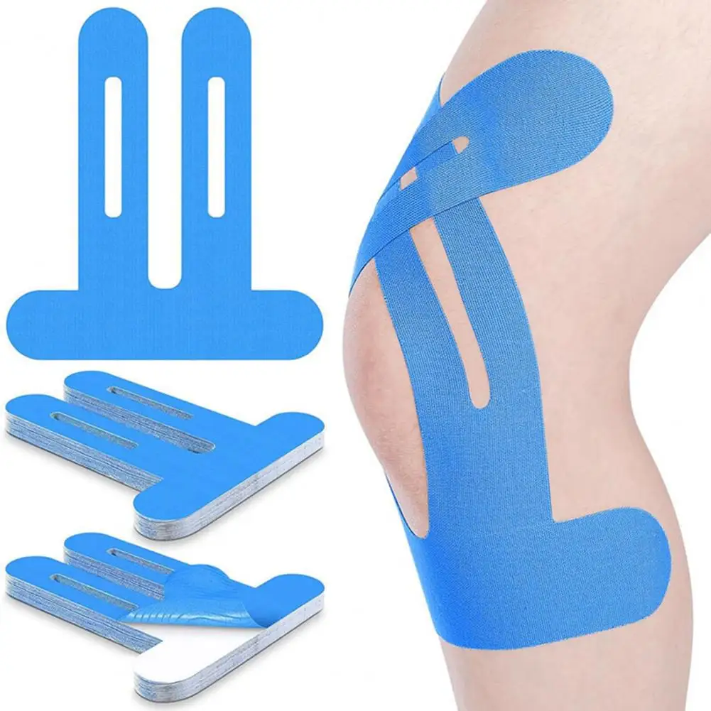 

5/10 Pcs Precut Kinesiology Tape Knee Pain Relief Cotton Athletic Sports Tape Knee Support Tape Flexible Joint Support Tapes