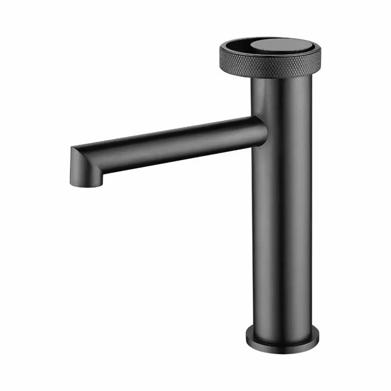 Loook Store Solid Copper Bathroom Basin Faucet Ring Handle Hot Cold Water Vanity Sink Tap for Wash Basin