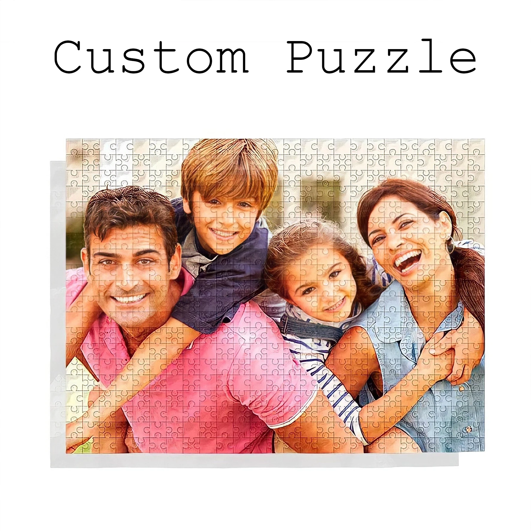 Maßgeschneiderte Holzpuzzles mit Foto-Abschluss-Thema, personalisiertes kreatives Wohndekor-Geschenk, mehrere Farben und Größen erhältlich