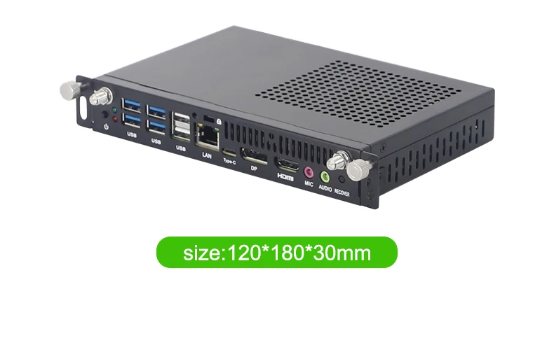 INYUDA M12U M13U OPS Module 12th/13th Gen Intel Core I5 I7 Fanless Industrial Computer for Interactive Whiteboard Screen