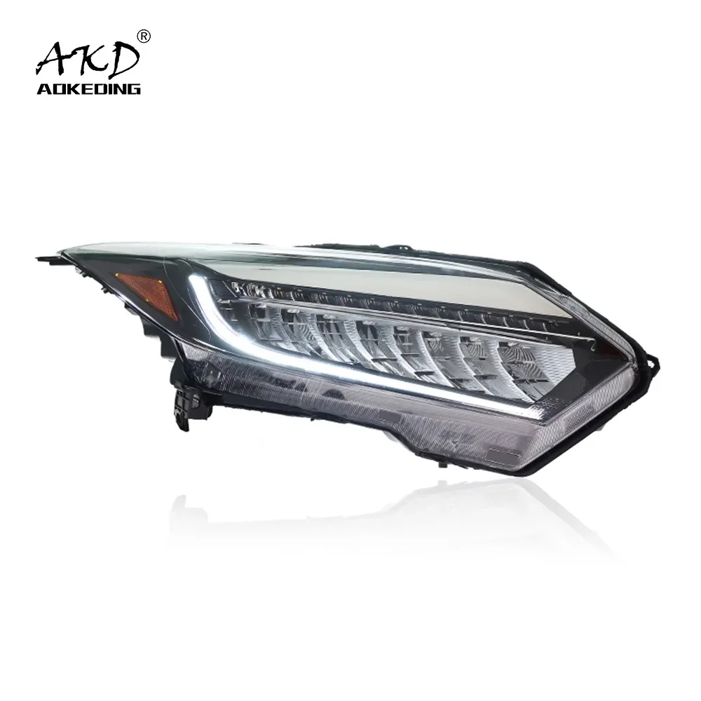 Car Lights For HRV HR-V Vezel 2015-2021 LED Headlight DRL Fog Lamp Turn Signal Crystal Matrix Low Beam High Beam Accessories