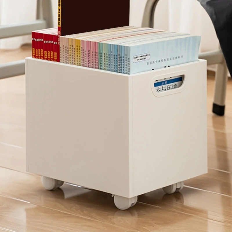 เคลื่อนย้ายได้กล่องเก็บหนังสือกล่องแฟ้มพลาสติกปฏิบัติOrganizerตะกร้าเก็บความจุขนาดใหญ่สำหรับนักเรียนสำนักงาน