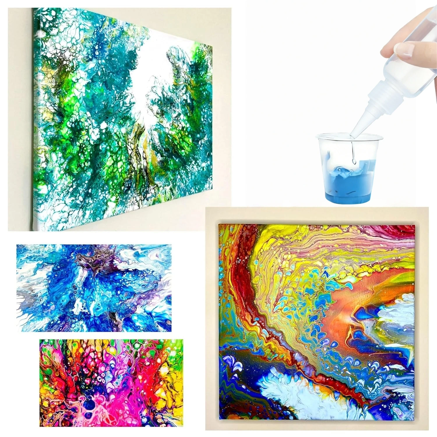 3.3oz/6.76oz silicone Pouring - Resin Art Pouring review and price