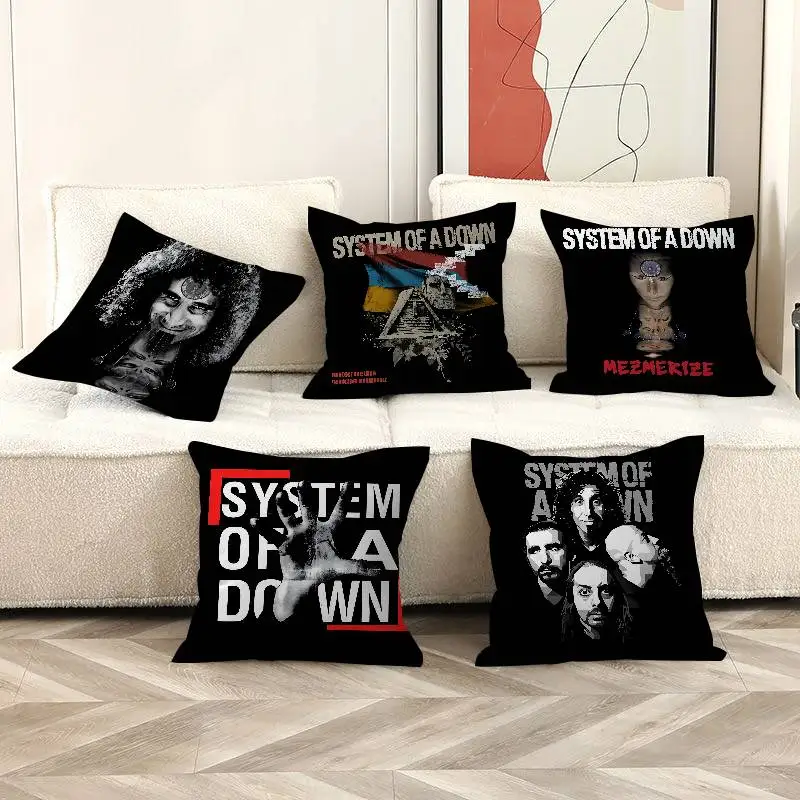 S-System O-Of A D-Down Office Cushion Pillowcase Car Cushion Cover45X45CM Lumbar Pillowcase Sofa Pillowcover