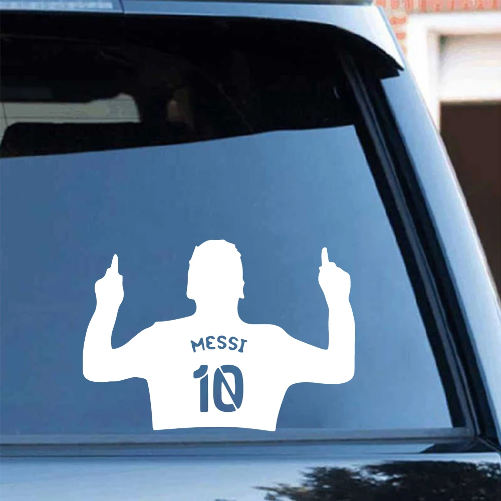 

Messi Vinyl Car Sticker For Window Decor Decal Football Star Vinyl Stickers For Auto Body