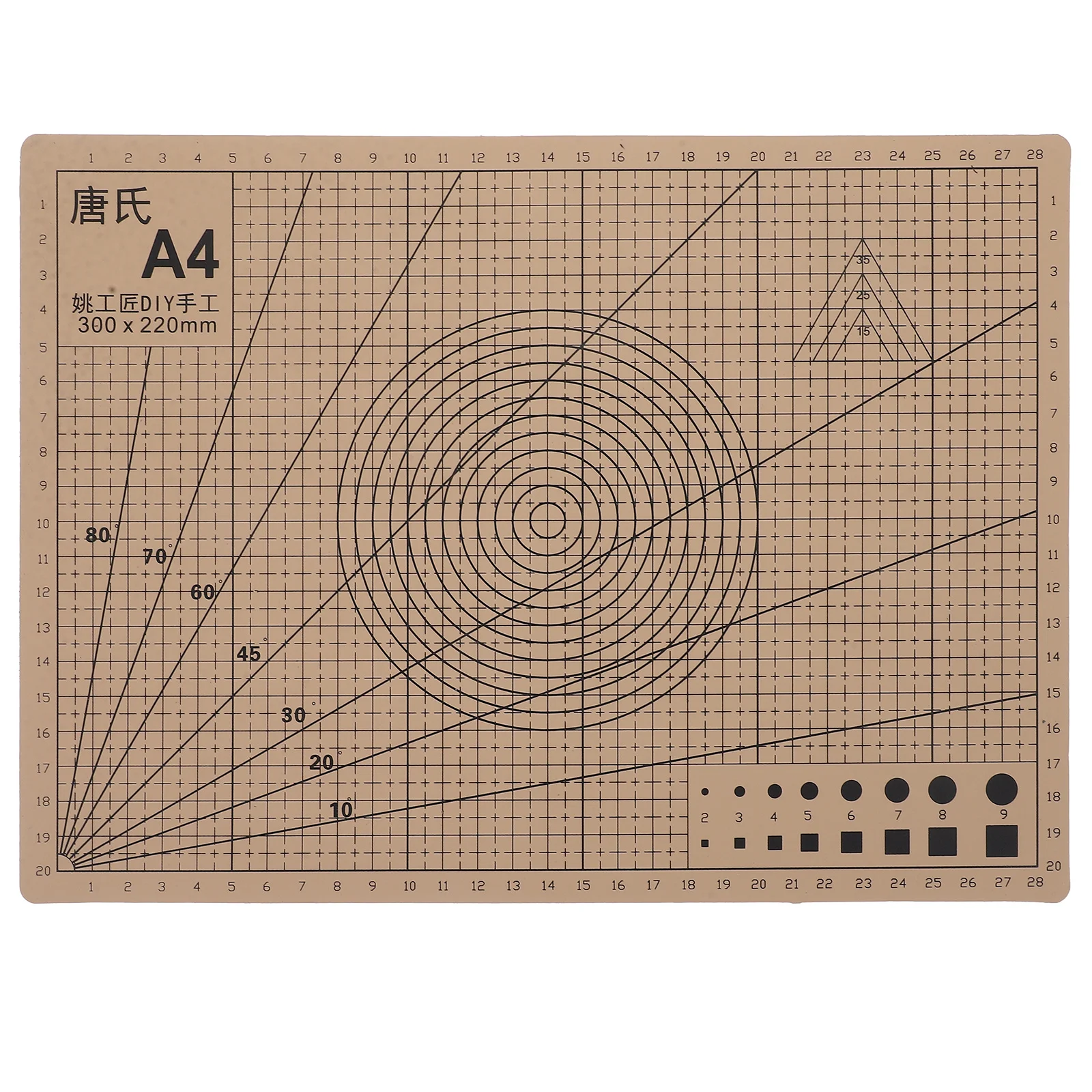 حصيرة القطع للحرف اليدوية، حصيرة نقش PVC شديدة التحمل، سطح مزدوج الجوانب غير قابل للانزلاق لطاولة المشاريع الورقية والزجاج DIY