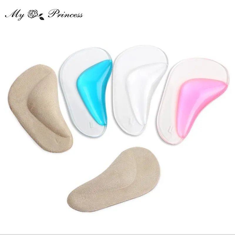 Đế Trong Orthotic Chuyên Nghiệp Hỗ Trợ Vòm Đế Chân Dẹp Flatfoot Corrector Giày Đệm Chèn Gel Silicone Chỉnh Hình Miếng Lót