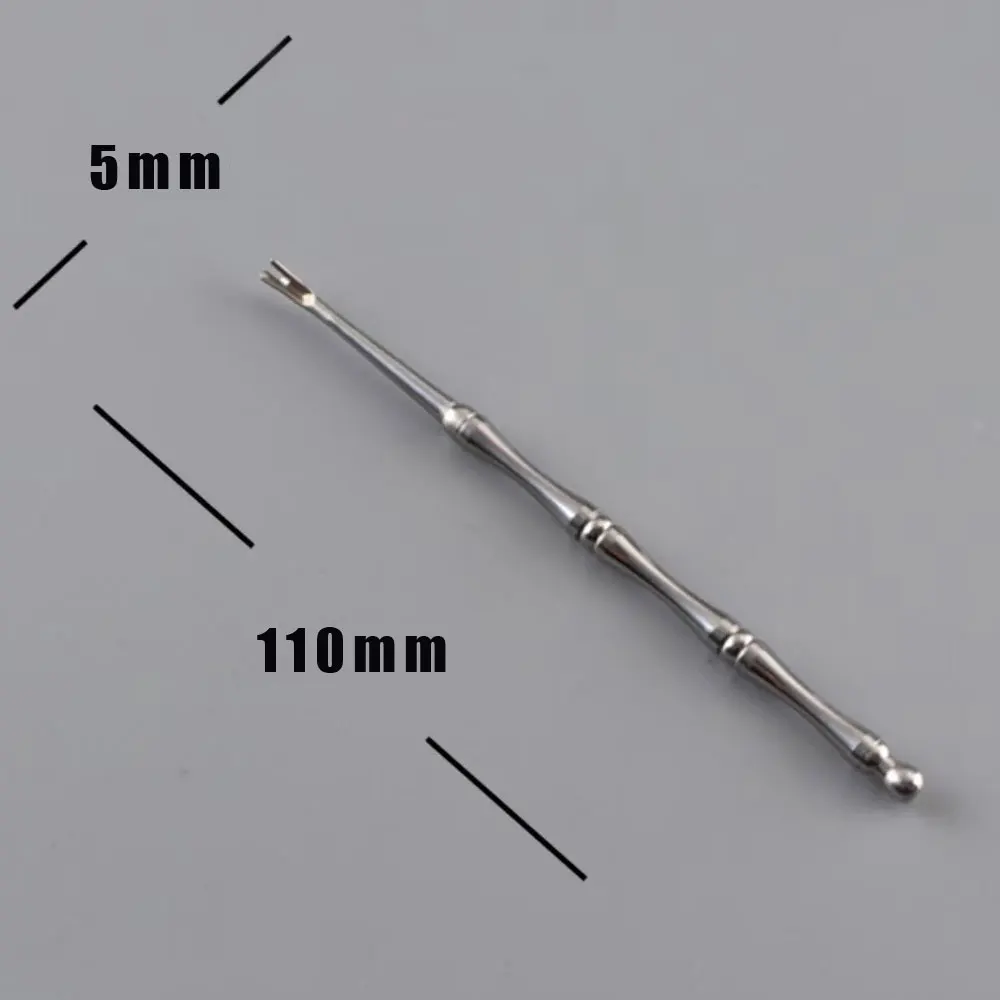 Cuticle Remover Dead Skin Pusher Surgical Grade Stainless Steel Nail Art Manicure Tool Scraper Nail Cleaner Trimmer Pedicure