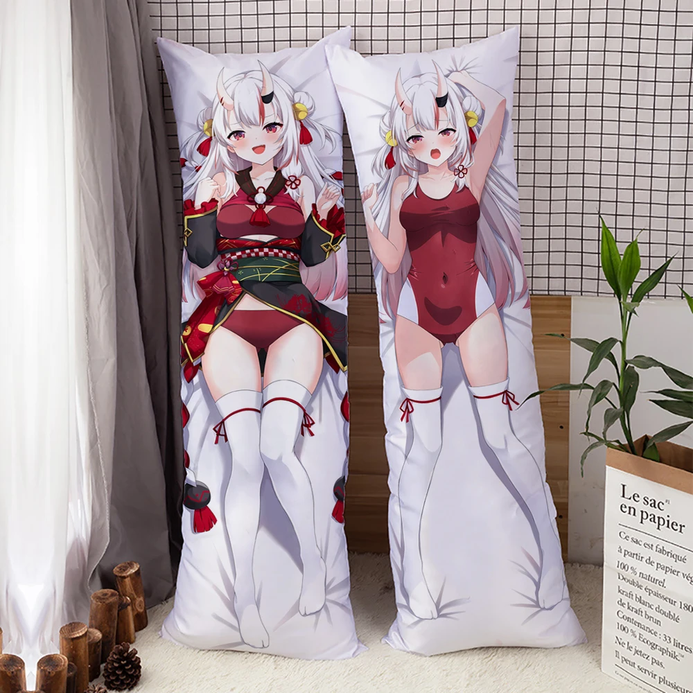 

Vtuber Nakiri Ayame Dakimakura Hugging Body Pillow Cover Case Double-Side Printed Long Sleeping Pillowcases Home Bedding 6 Sizes