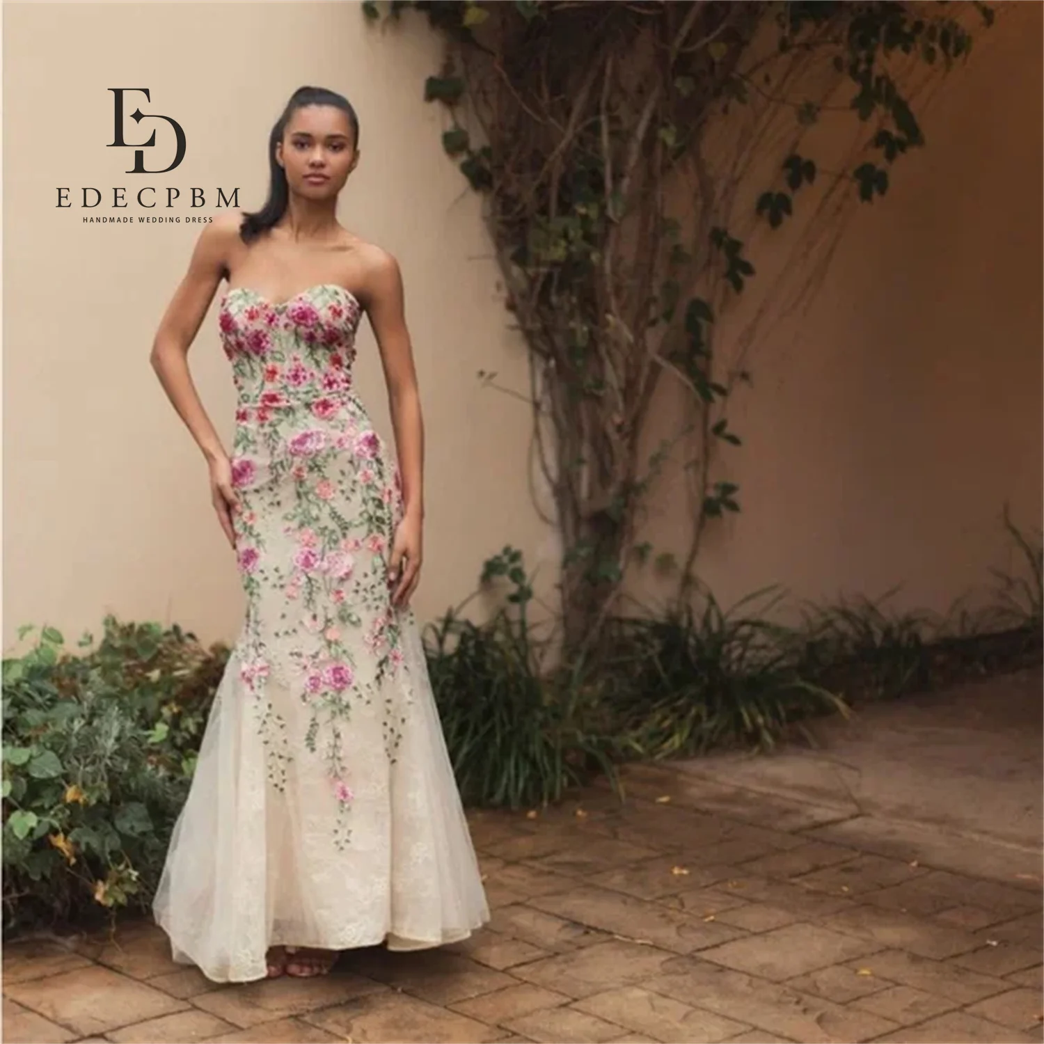 

EDECPBM Sweetheart Prom Dresses 2025 Woman Customized فساتين سهرة Vestidos De Festa Evening Dress Mermaid Embroidery Gala Party