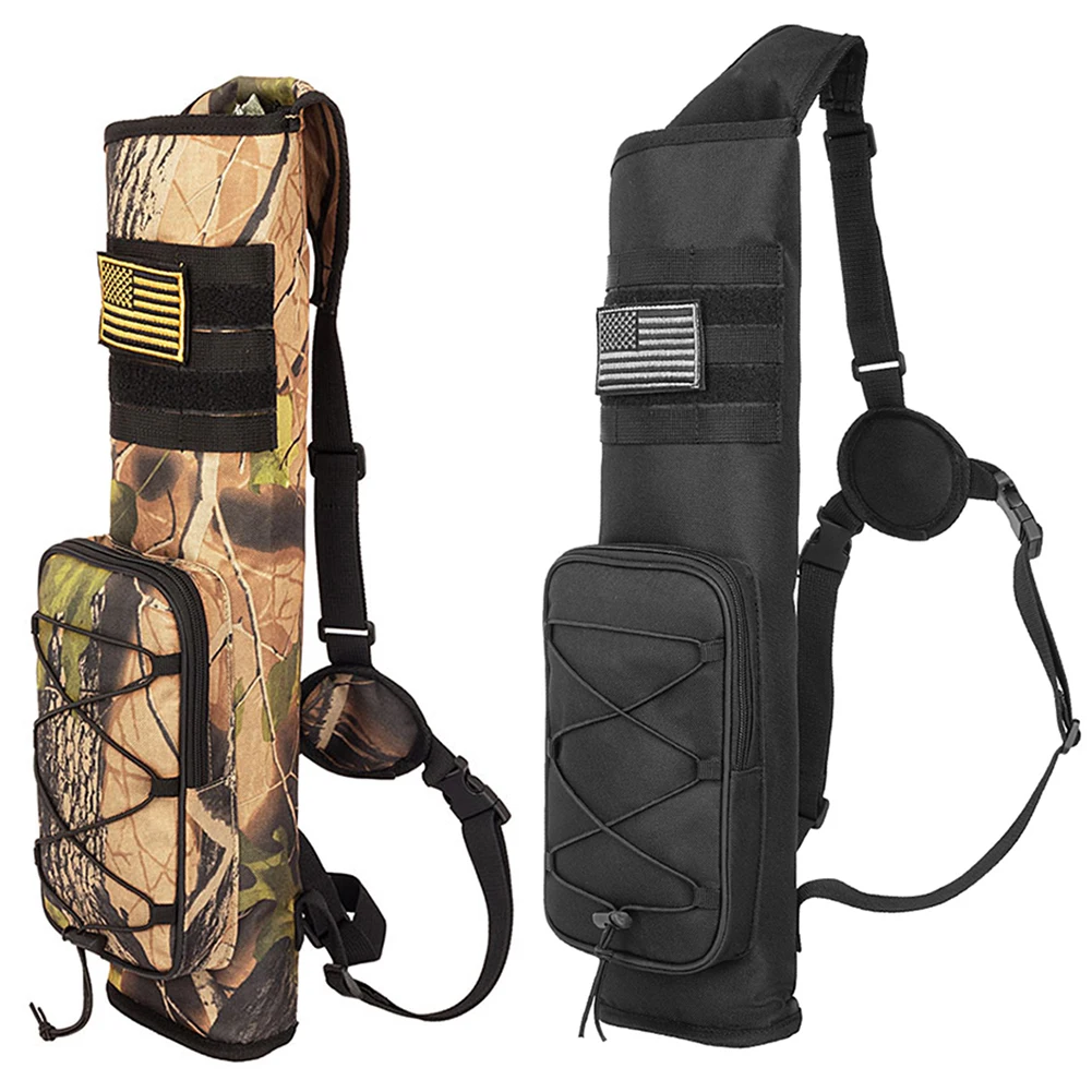 Archery Quiver Holder Bag Bottom Thickening Bow Storage Bag Adjustable Strap for Outdoor Archery Hunting Accessories