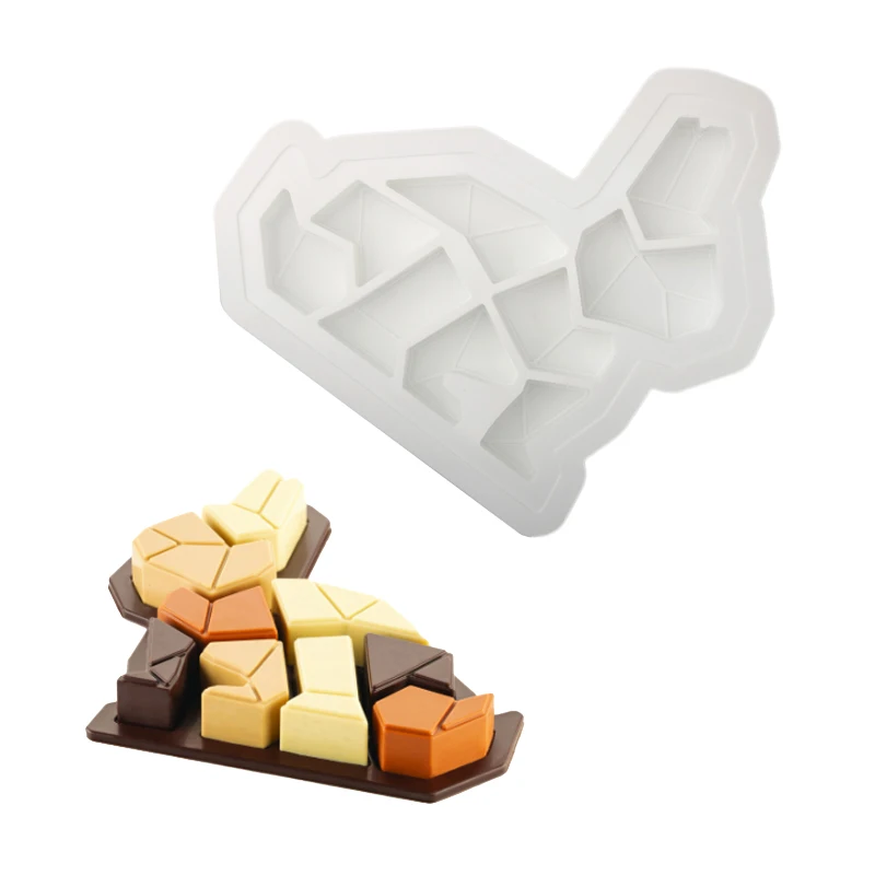 DIY Easter Chocolate Mold Easter Silicone Molds Splicing Rabbits or Lying Bunnys Design Cake Moulds Kitchen Dessert Baking Tools