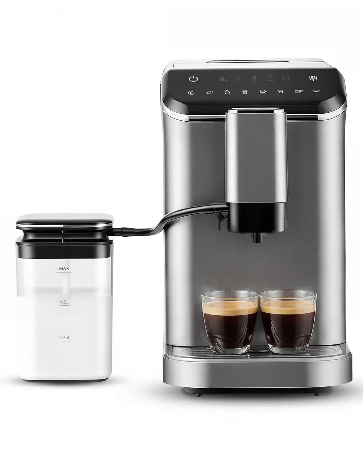 

Fully Automatic Espresso Machine 20 Bar Coffee Maker with Grinder and Integrated Milk Frother Automatic Espresso Machine
