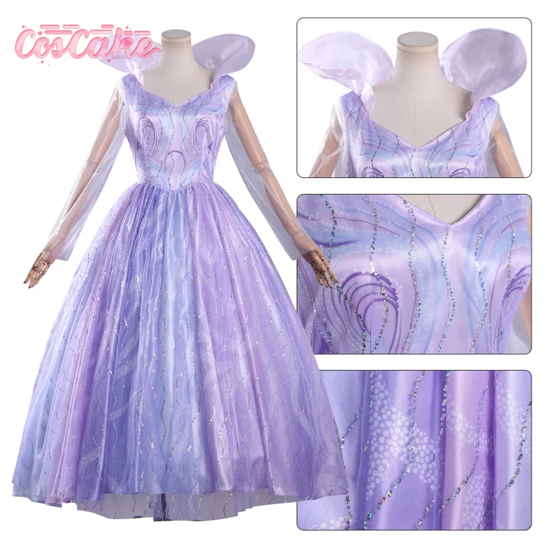 

Костюм для косплея Wicked 2, Glinda, униформа на Хэллоуин, карнавал, вечеринку, Рождество, ролевая одежда, одежда для женщин, Coscake