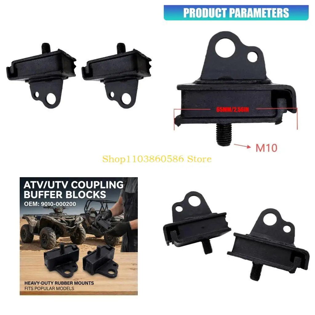 242A Bracket Style Engine Mount Buffer Assembly for CF 500 UTV, 9010-000200 Replacement Part for CF 500 Mount Repair Work