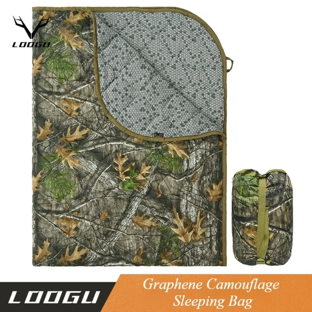 

Graphene Thermal Camping Blanket 150x200cm - Camo Foldable Survival Gear for Outdoor Emergency, Hiking & Cold Weather