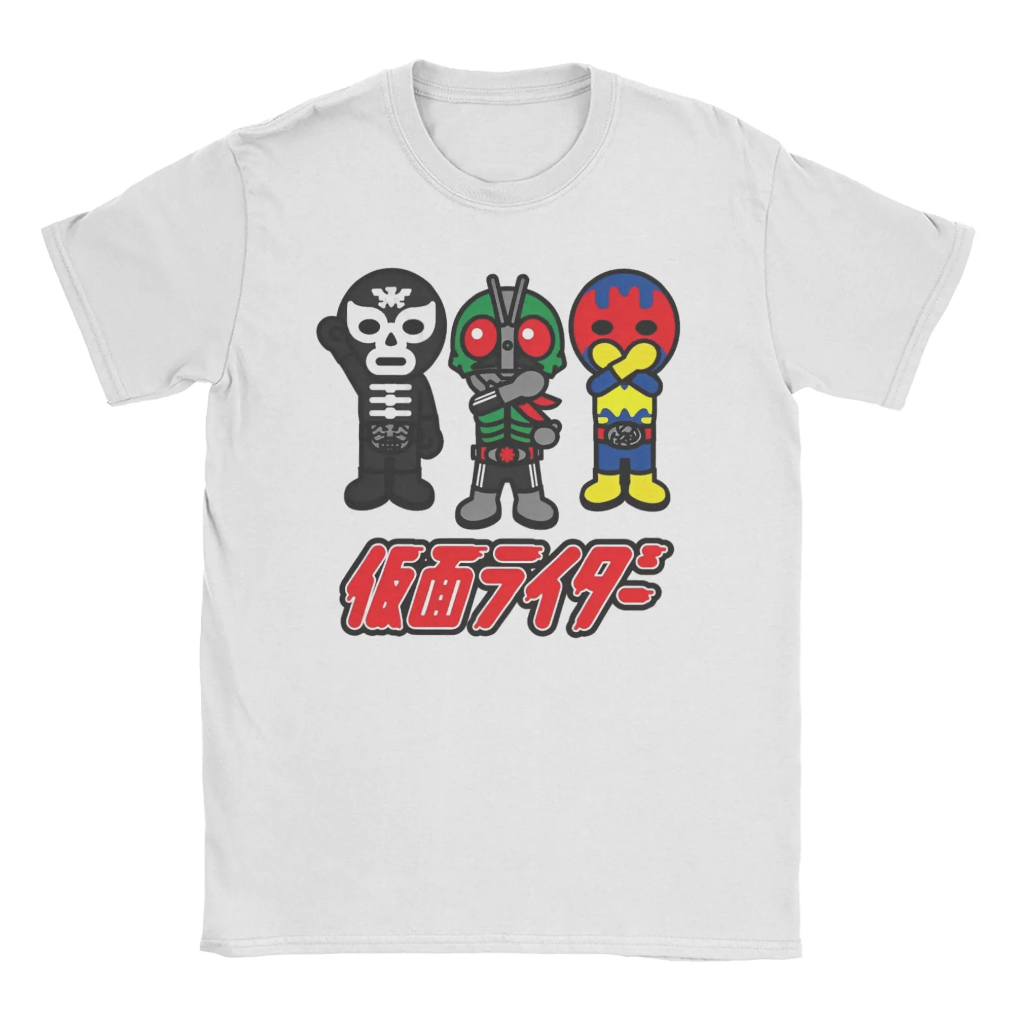 Kamen Rider for Men Women T Shirt  Novelty Tees Short Sleeve Crew Neck T-Shirt Cotton New Arrival Clothes