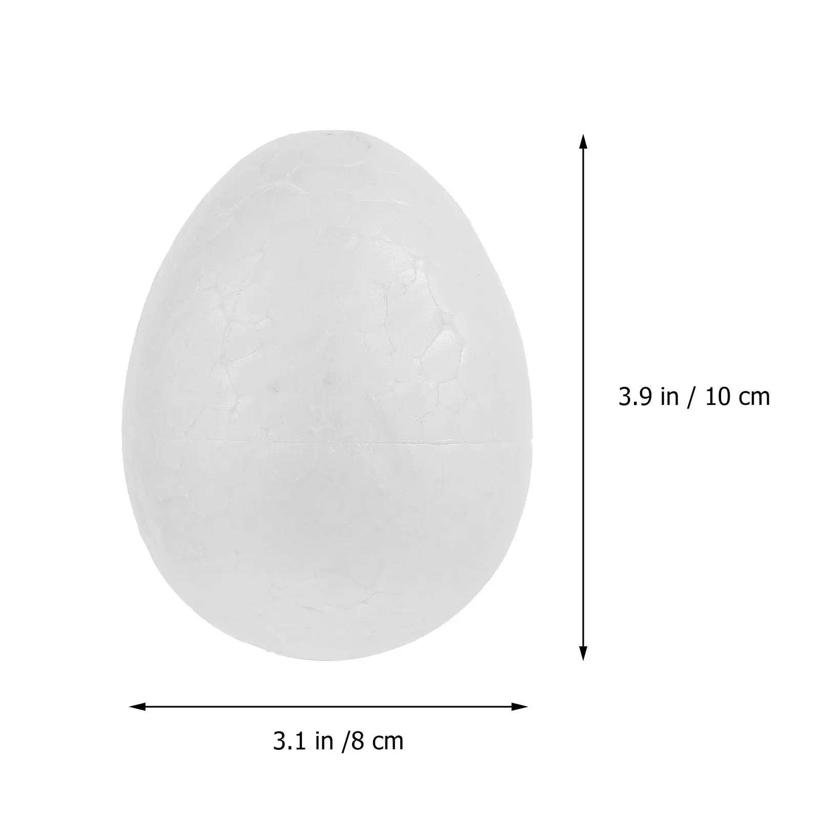24Pcs Craft Egg Models for DIY Easter Decorations Handmade Art Projects Kids Learning Creative Play Party Ornaments Festival