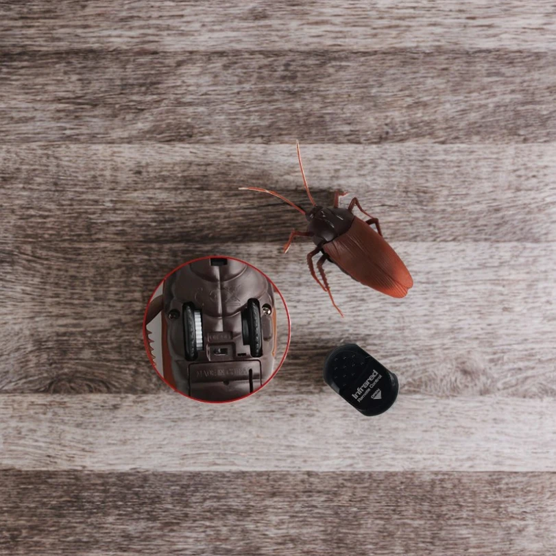 Elektryczny karaluch sztuczny RC symulacja pająk robotyczny zdalnie sterowany mrówka zabawka Halloween Boże Narodzenie mini prezent dla dorosłych żart owad