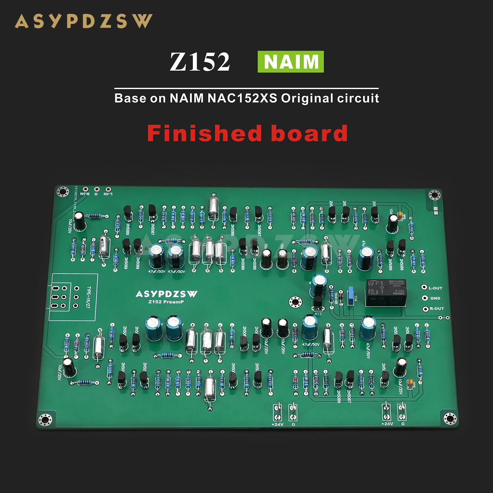 

Комплект предварительного усилителя ASYPDZSW Z152 DIY/готовая плата на основе оригинальной схемы NAIM NAC152XS (без потенциометра)