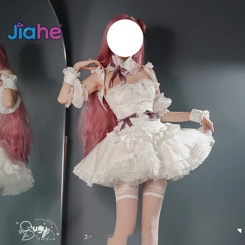 Doro NIKKE: disfraz de Cosplay de la diosa de la victoria Dorothy, Carnaval de Halloween, dulce vestido de Lolita, accesorios de peluca, uniforme de red de sirvienta para mujer