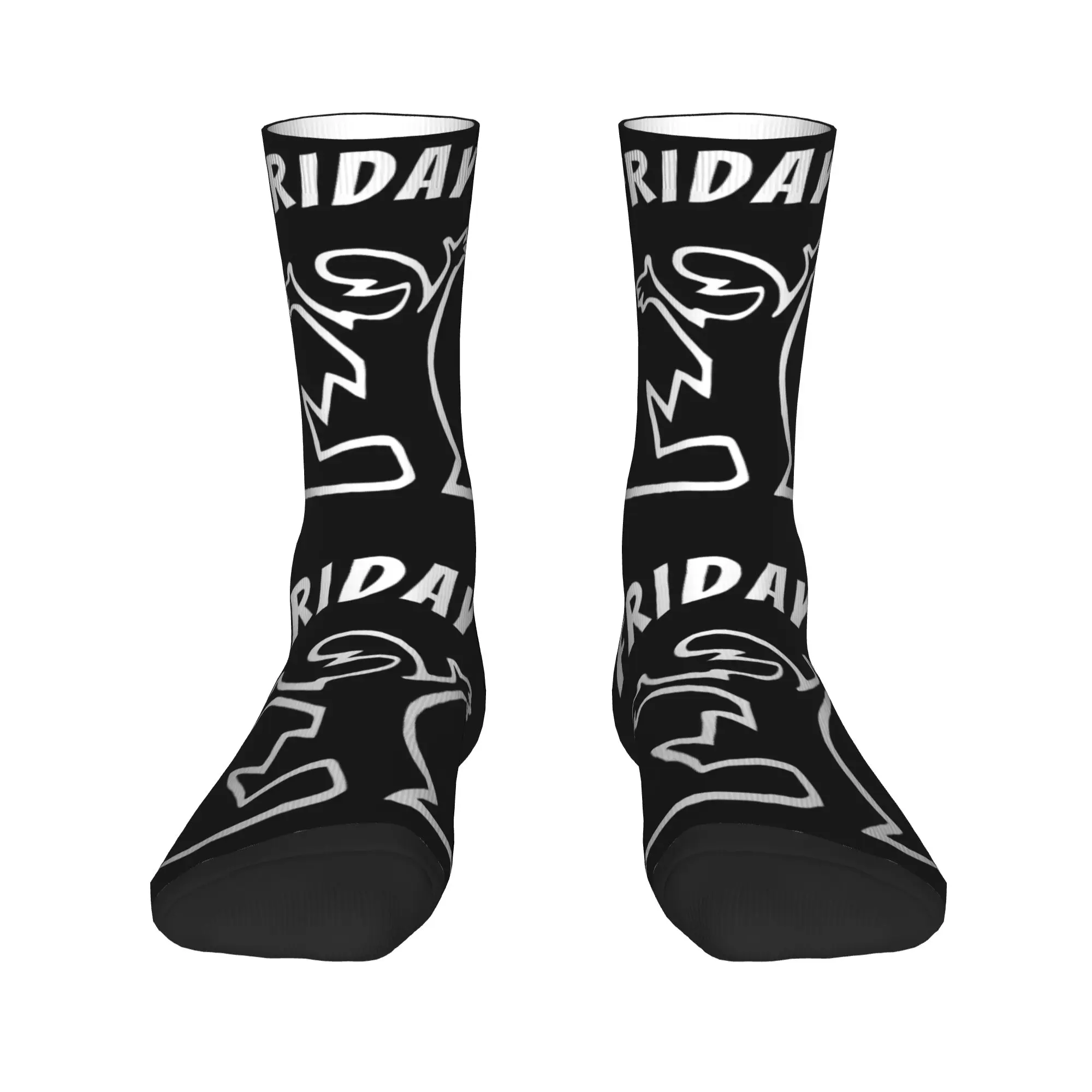 Funny line man motif in La Linea style Friday cheers Socks  Harajuku Stockings Autumn Non Slip Men Socks Graphic Running Socks