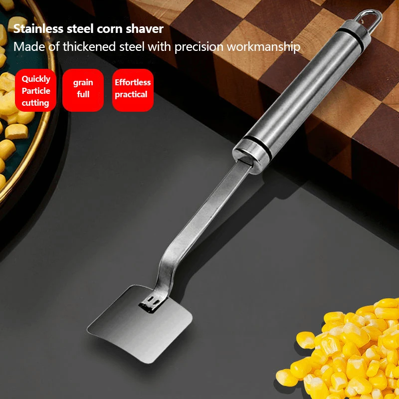 1PC Corn On The Cob Remover Stainless Steel Planer Ergonomic Handle Peeler Peel, Separate & Enjoy Fresh Corn With Minimal Effort