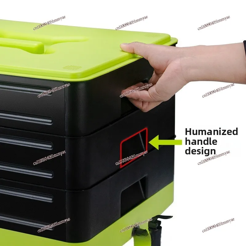 

Compost Bin Cross-border Gardening Garden Outdoor Organic Fertilizer, Household Food Waste Homemade Earthworm Worm Compost Bin