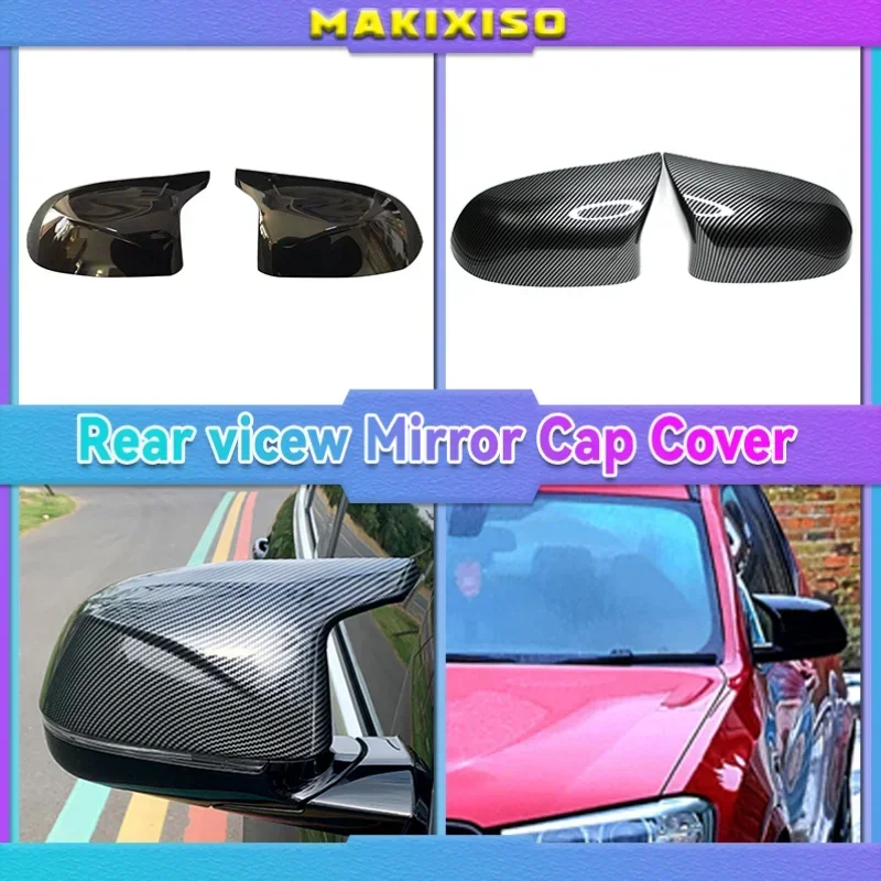 

for BMW X3 X4 X5 X6 2014 2015 2016 2017 2018 Rear View Side Mirror Cover F25 F26 F15 F16 Carbon fiber pattern Accessories