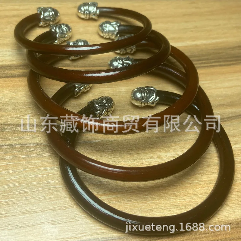 Tibetan chicken blood vine bracelet, seamless, antique style, open-ended, suitable for stalls, night markets, scenic areas, Tibe
