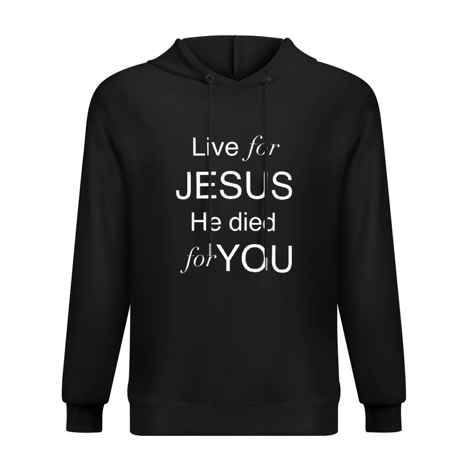 

Live for Jesus Hoodie men clothing korean style clothes clothes for men blouse tracksuit men