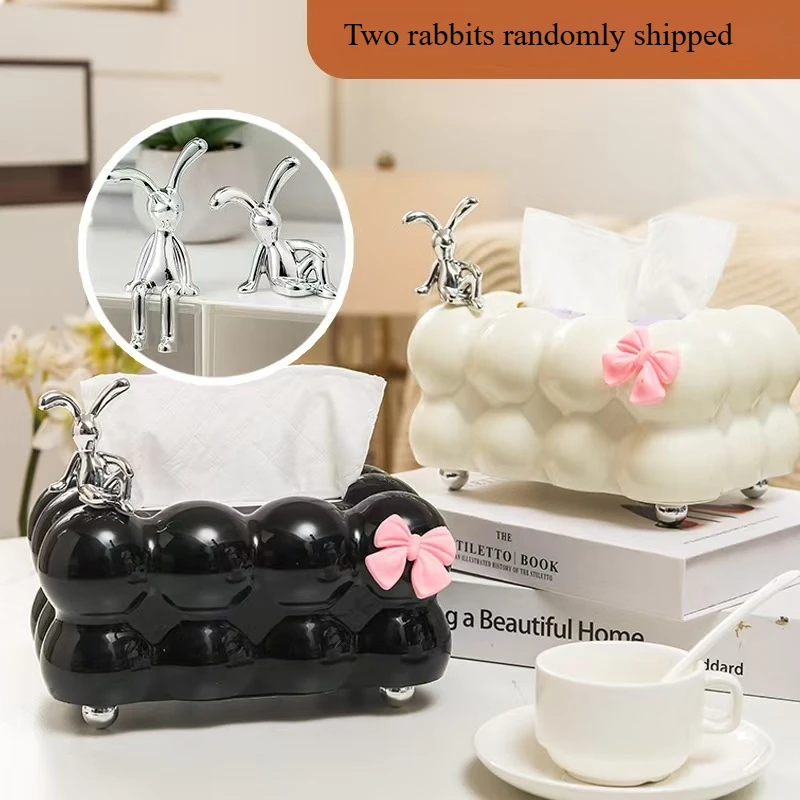 

Cloud Design Tissue Box Living Room Coffee Table Towel Dispenser Desktop Paper Storage Holder Kitchen Decor Car Tissue Organizer