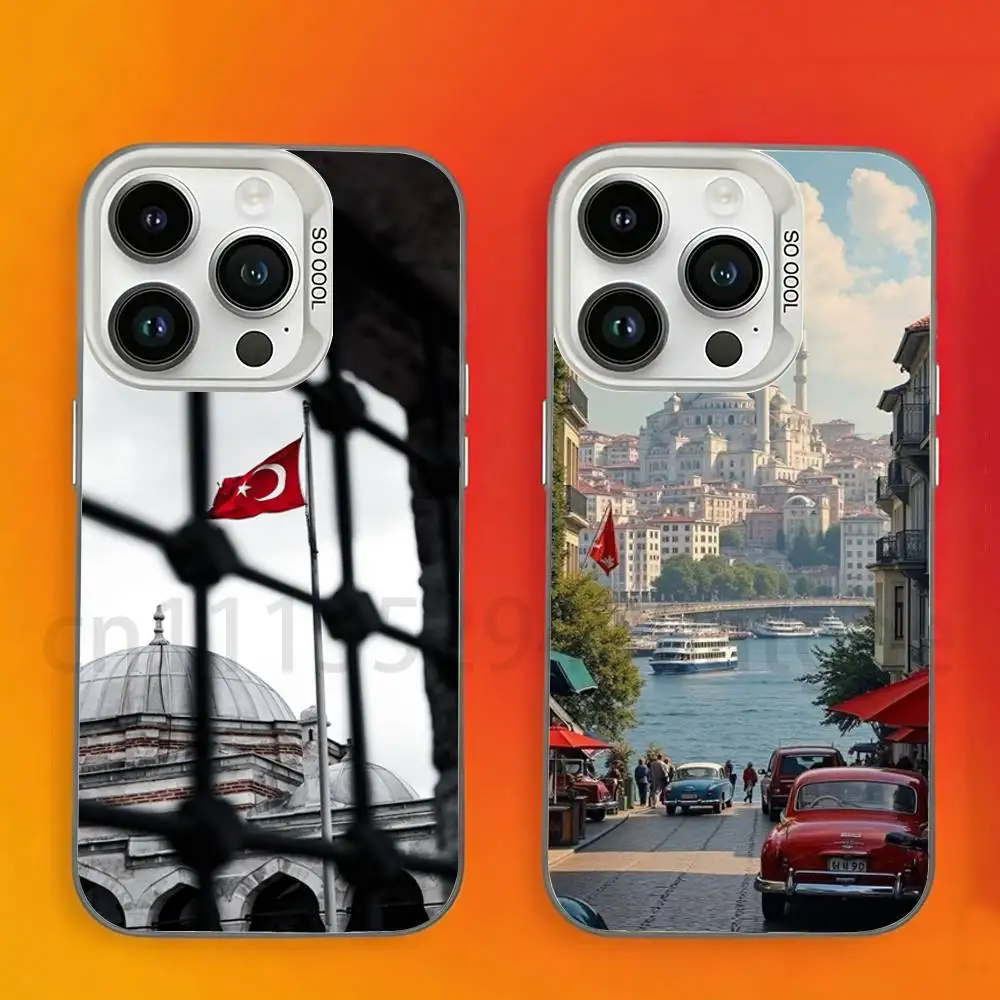 Turkey Istanbul Scenery Phone Case For iPhone 17,16,15,14,13,12,11,Pro,Max,Plus,Mini, Anti Fall Matte Hard Bumper