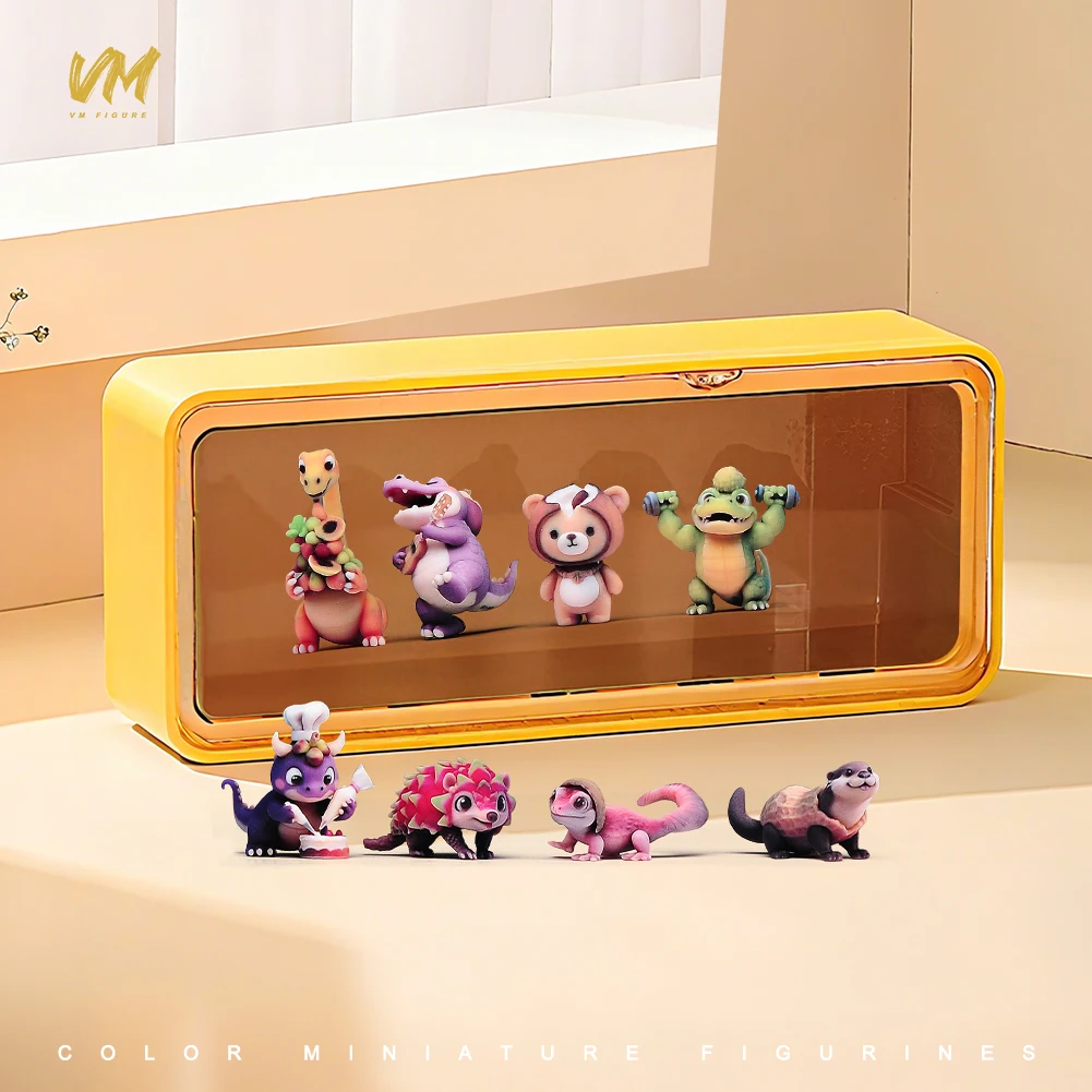 

3D Print Miniature Animal Resin Model 1-5cm Creative Cartoon Trendy Play Dolls Desktop Car Decoration Static Ornament Toy