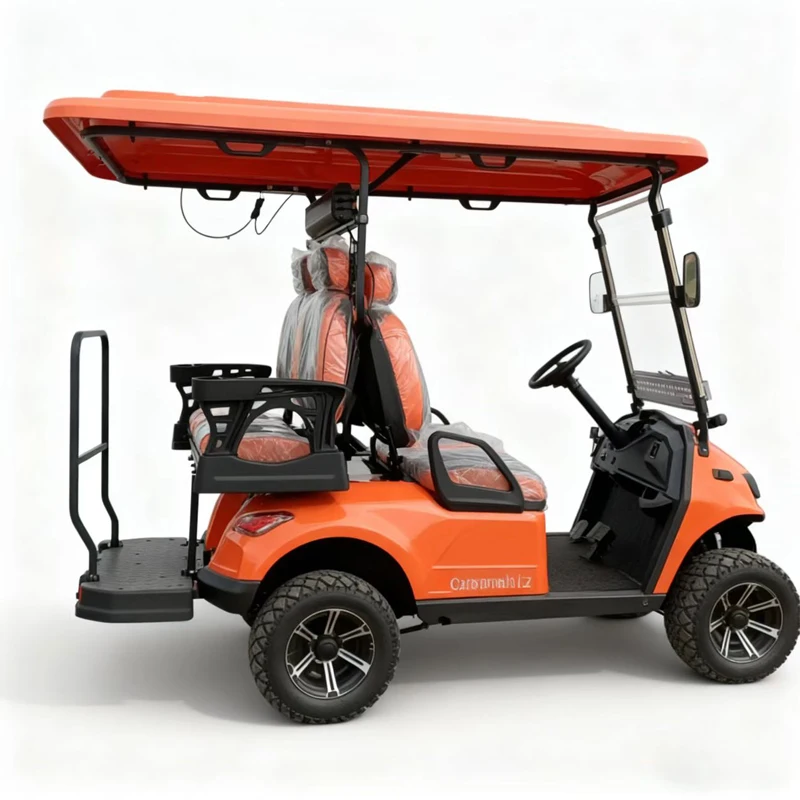 أفضل البائعين الأكثر شعبية جديد وصول سبائك الألومنيوم الإطار ، مقاومة للتآكل والصدأ 2/8 مقعد 4000 واط/7000 واط 48 فولت/72 فولت عربة جولف #1