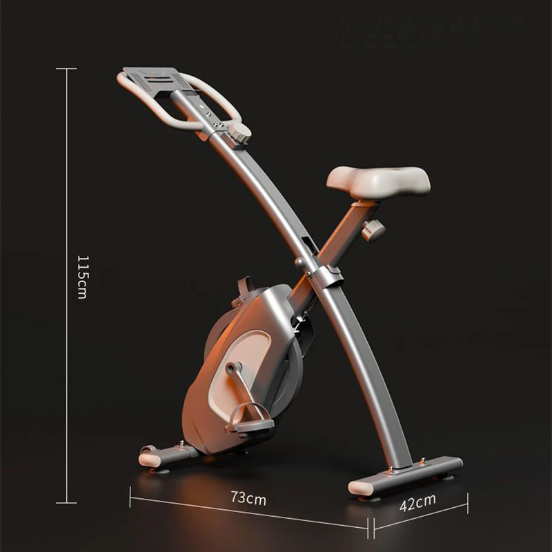 Foldable Spin Bike Home Ultra Silent Exercise Weight Loss Equipment Indoor Fitness Mini Bike Fitness Equipment