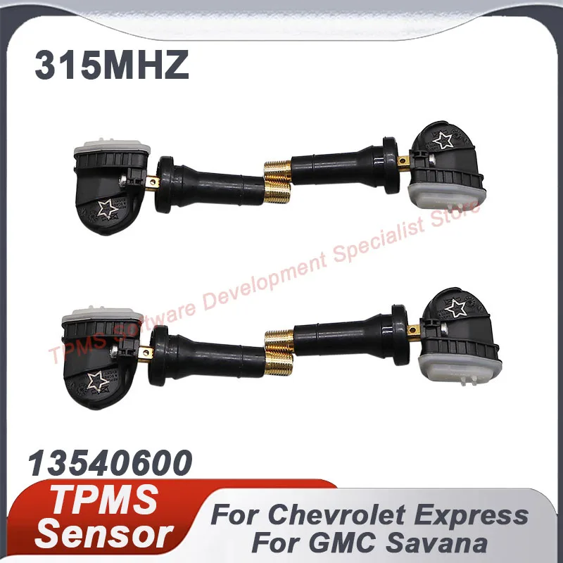 

4PCS 13540600 315MHZ TPMS Tire Pressure Monitoring Sensor For Chevrolet Express GMC Savana 2021-2026
