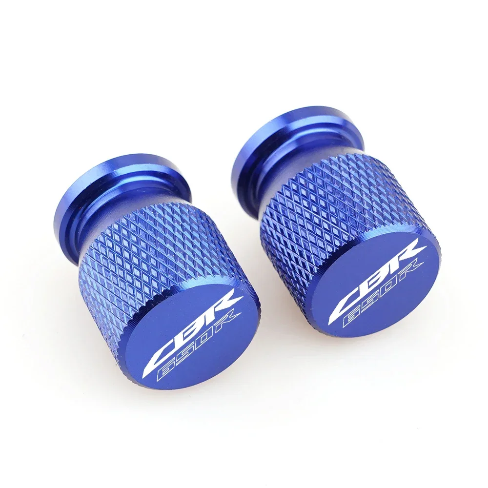 لهوندا CBR CBR650R 650 R دراجة نارية الملحقات CNC الألومنيوم الإطارات غطاء صمام عجلة غطاء منفذ الهواء 1 زوج