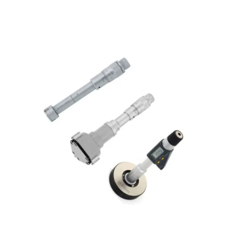 3 Point Internal Micrometer Analog Digital Bore Measuring Tool Multiple Sizes 6-10/30-40/40-50/50-63/87-100mm