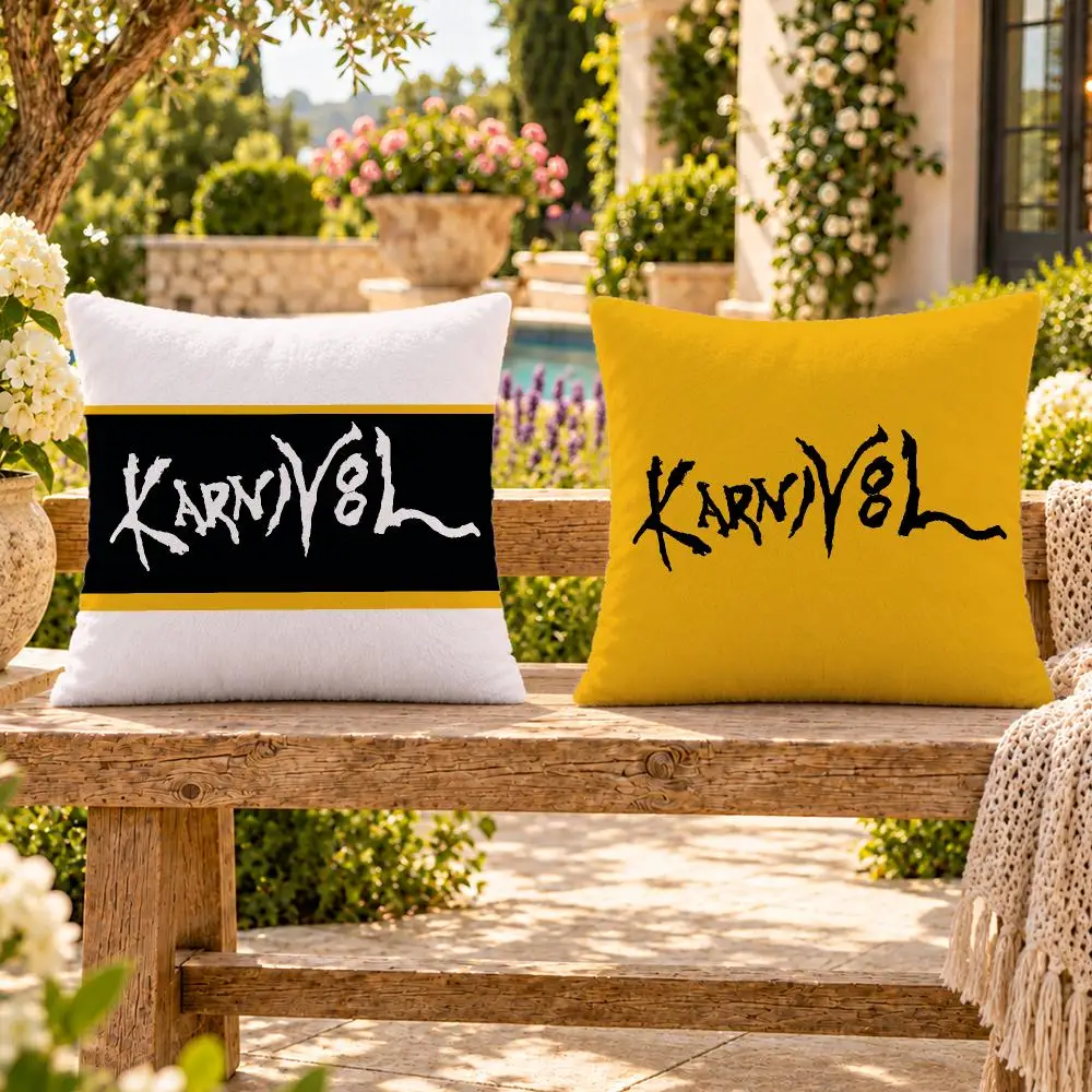 Band Progressive Rock Karnivool Cushion Cover Soft Plush Throw Pillow Cover Washable Sofa Bed Patio Chair Home Decor