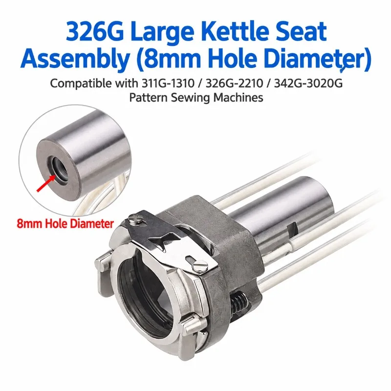 HENVOR Large Shuttle Hook Assembly for 326G 210D 430D 1900A Pattern Sewing Machine Replacement Part