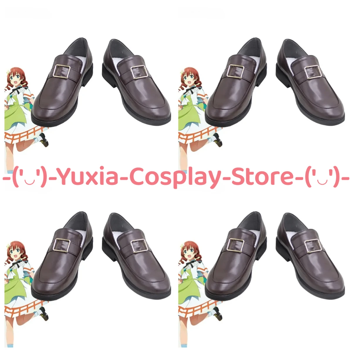 

Юксиакосплей! Люблю жить! Nijigasaki Эмма Verde обувь для косплея аниме реквизит для персонажей ботинки из искусственной кожи Хэллоуин карнавальный костюм