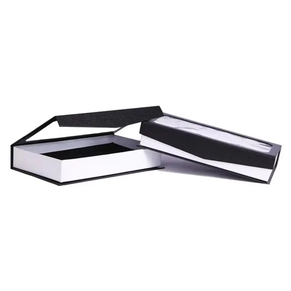 72 Slots Ring Box Large Capacity with Transparent Cover Earrings Storage Case Exquisite Flannel Jewelry Packaging Box
