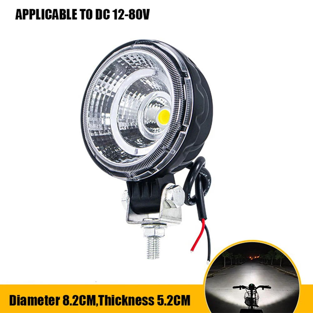 24/12V Universal LED Fog Light Reversing Lamp Round Spotlight Super Bright Work Auxiliary Light Waterproof For Trucks Motorcycle