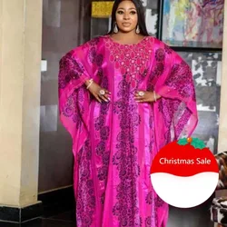 Customized African Dresses for Women 2026 Fall Long Maxi Dress African Clothes Dashiki Sexy Abaya Dubai Boubou Robe Africaine Fe