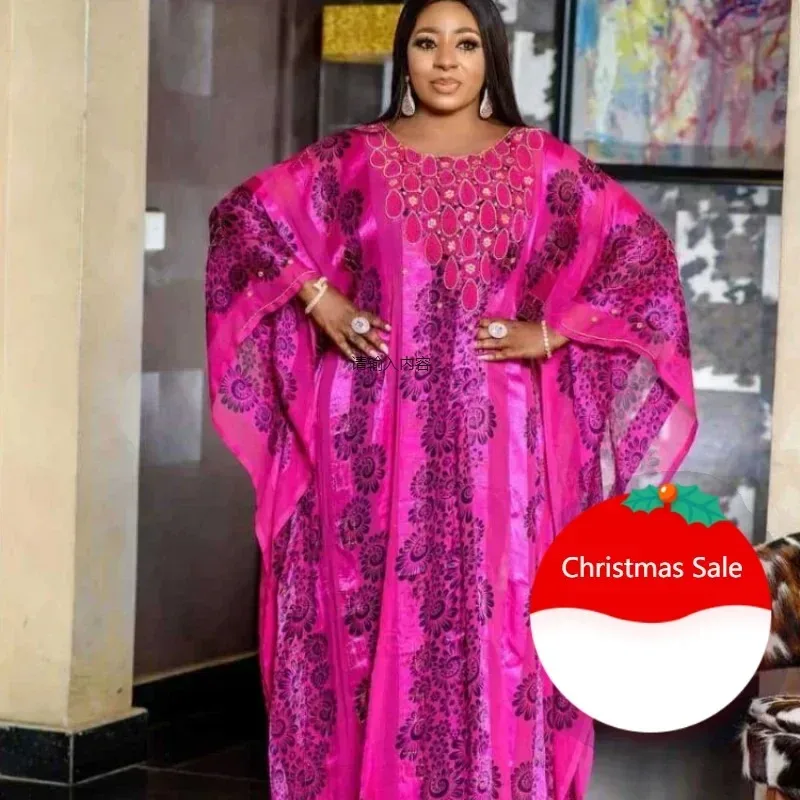 Customized African Dresses for Women 2026 Fall Long Maxi Dress African Clothes Dashiki Sexy Abaya Dubai Boubou Robe Africaine Fe